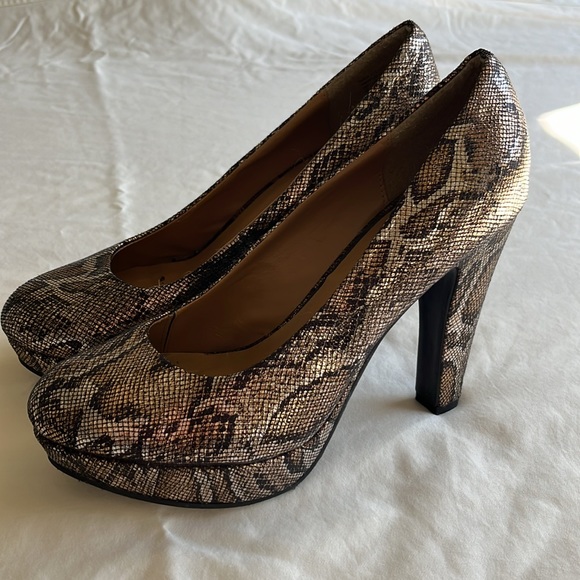 Call It Spring Python Print Women’s Size 9 Four Inch Heels- Great Used Condition - Picture 4 of 6
